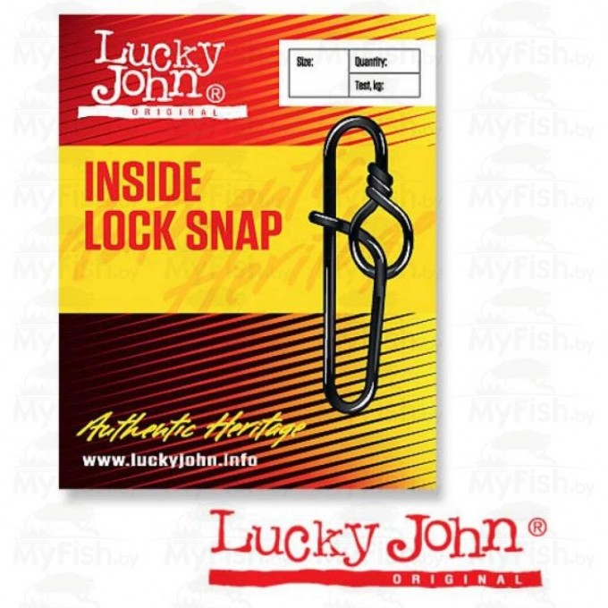 Застежки LUCKY JOHN INSIDELOCK 002 5Шт. LJ5060-002