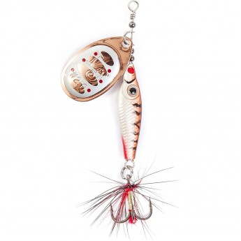 Блесна вращающаяся LUCKY JOHN TRIAN BLADE ROUND 12 г, цвет 007