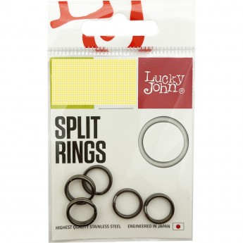 Кольца заводные LUCKY JOHN PRO SERIES SPLIT RINGS 04.0Мм/03Кг 10Шт.