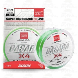 Леска плетёная LUCKY JOHN BASARA LIGHT GREEN 150м - 0,091мм Леска плетёная LUCKY JOHN BASARA LIGHT GREEN 150м - 0,091мм